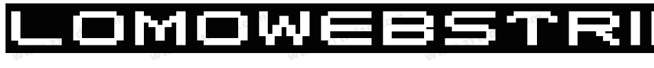 LomoWebStrip LT Std 7字体转换
